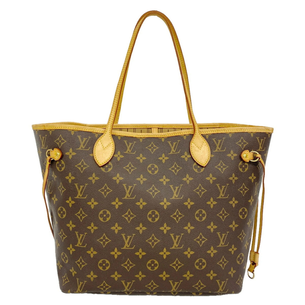 Louis Vuitton Monogram Neverfull MM Tote Bag M40156 Brown (Women's)